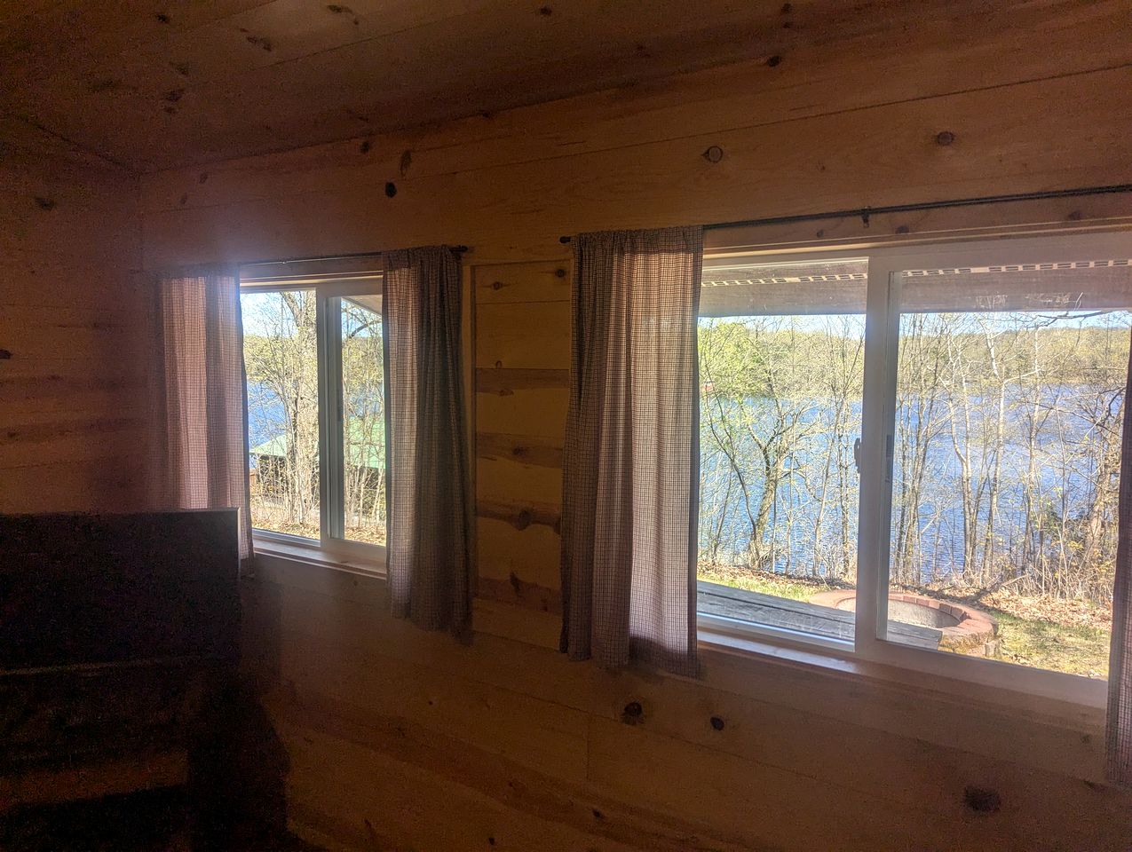 Secluded Cabin Rental with Fireplace on Moose Lake near Eau Claire, Wisconsin