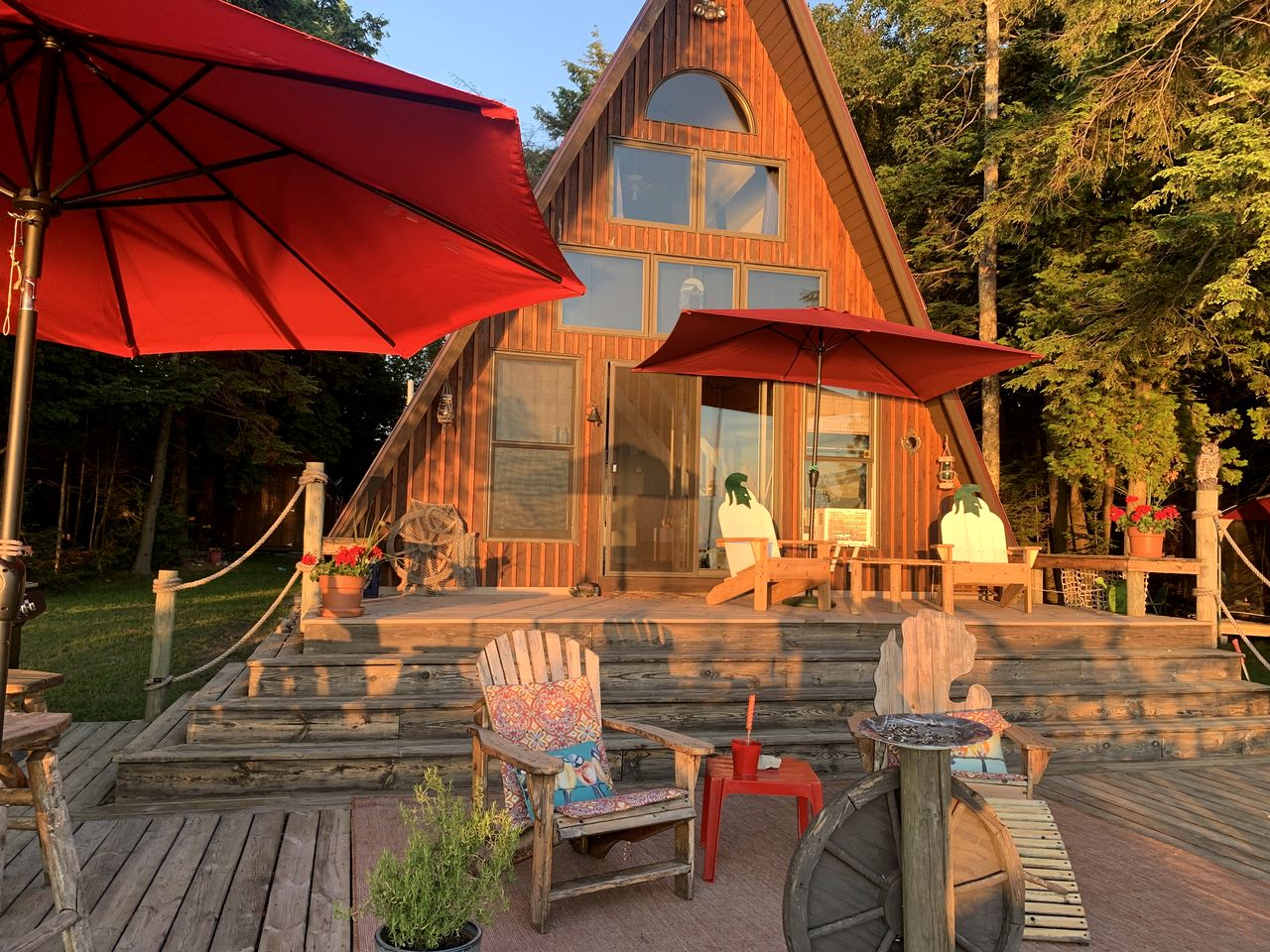A-Frame Cabin on Lake Michigan