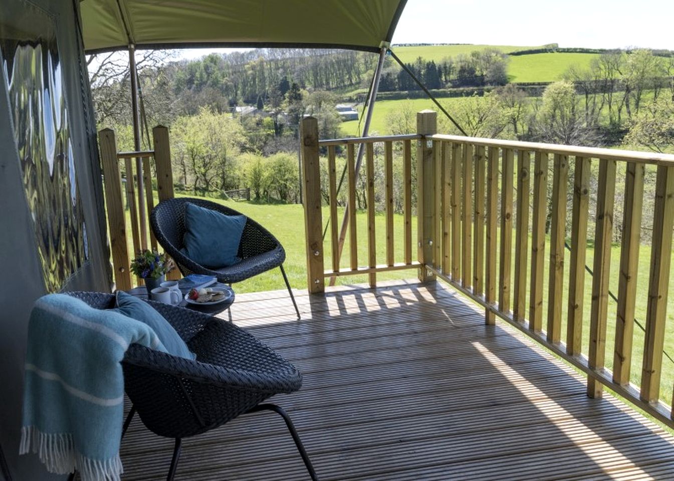 Luxurious Safari Tent for the Perfect Glamping Getaway in Wales, United Kingdom