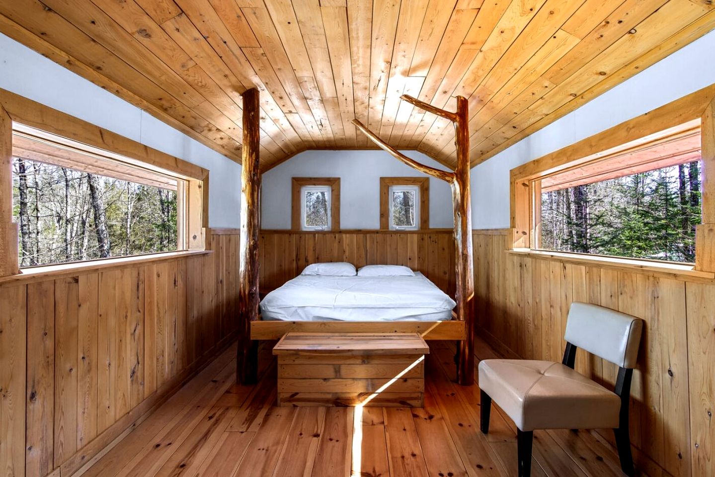 Rustic Camping Cabin on 200 Acres of Protected Forest in Harrington, Quebec