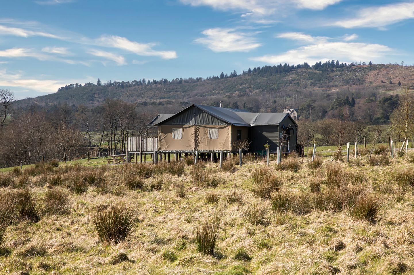 Secluded Tented Cabin Located in the Bowland Forest of Lancashire, England