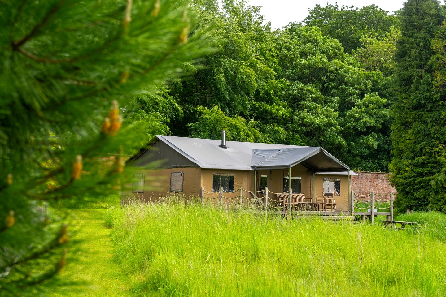 Rustic Tented Cabin for Six Guests in Rutland County, England