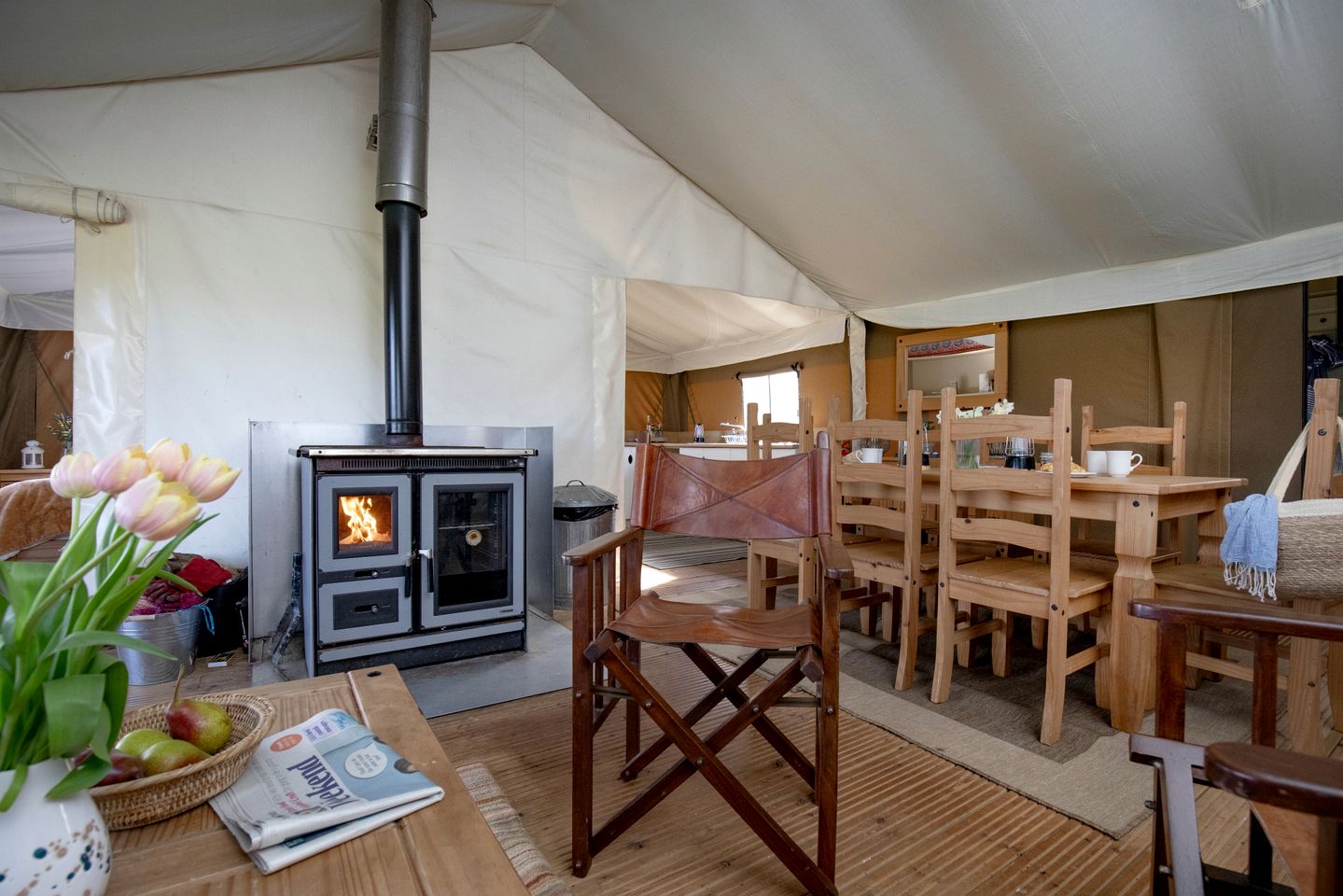 Rustic Tented Cabin for Six Guests in Rutland County, England