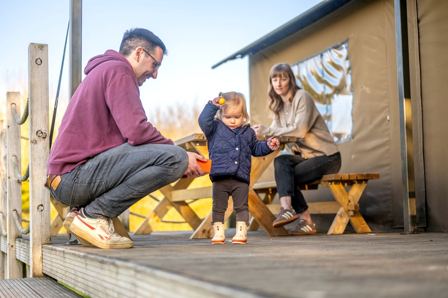 Furnished Tented Cabin for Luxury Camping in Suffolk County, England