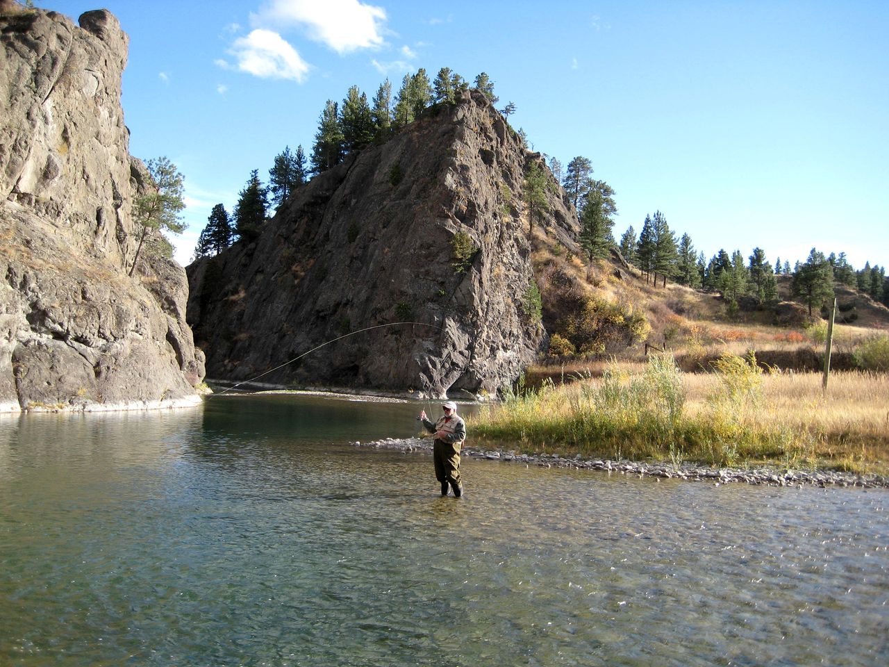 Riverside Cabin with Rare Claw-Foot Bathtub, Montana