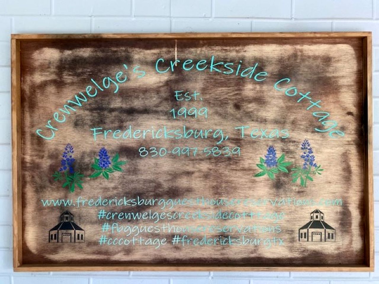 Lovely Creekside Vacation Rental for a Country Honeymoon in Fredericksburg, Texas