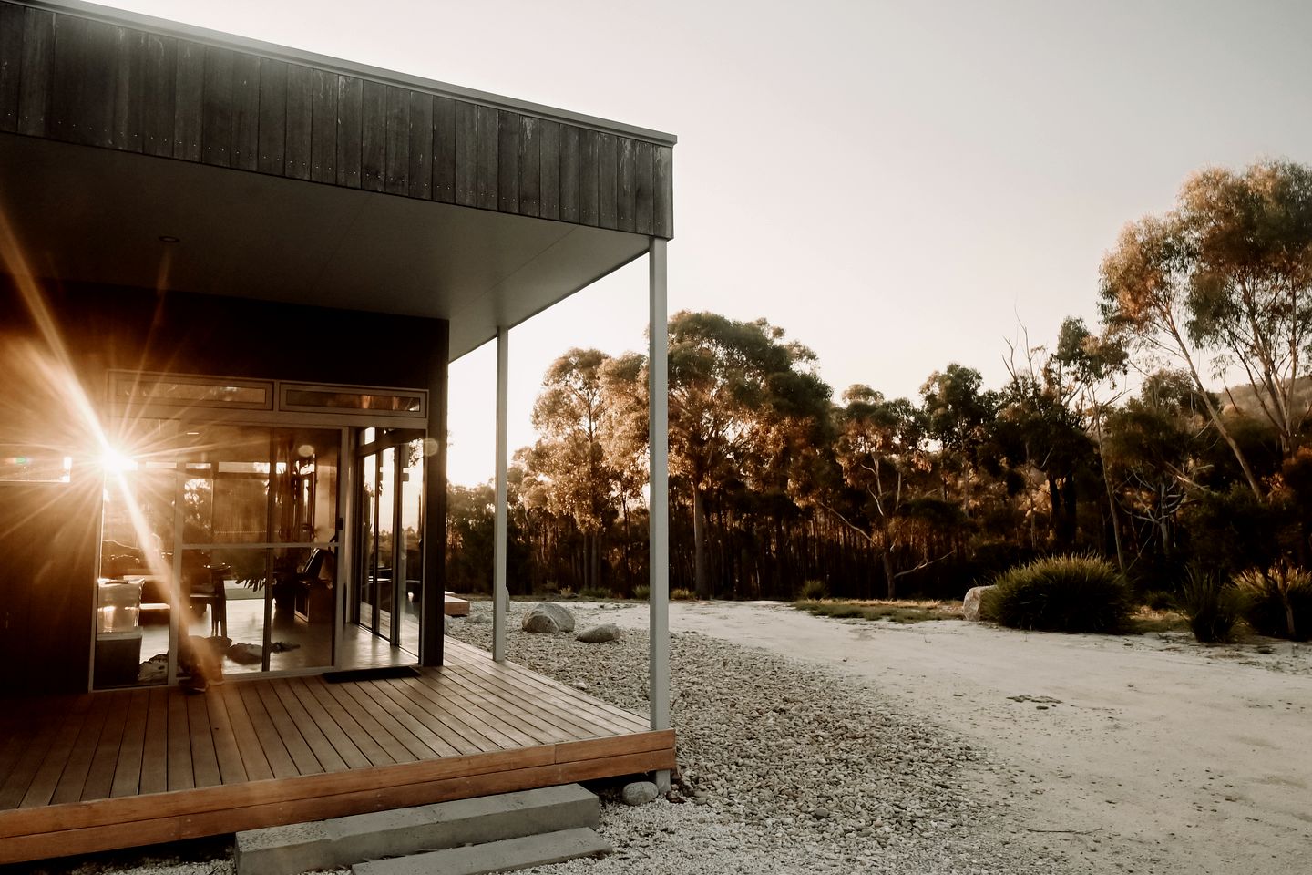 Incredible Unique Solar-Passive House Overlooking Moulting Lagoon at Friendly Beaches in Tasmania, Australia