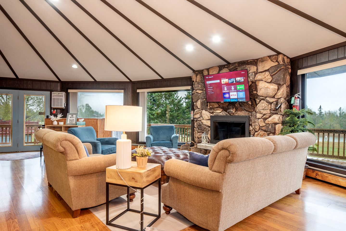 Stunning Cabin Getaway Perfect for Large Groups Situated in Boyne Falls, Michigan