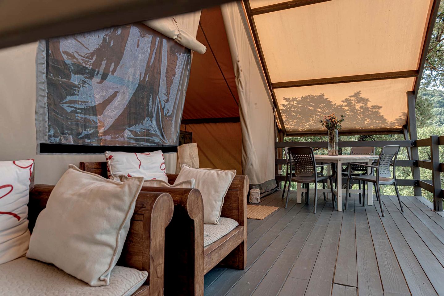 Upscale Tented Cabins Tucked Away in the Picturesque Italian Landscape of Scarlino Maremma