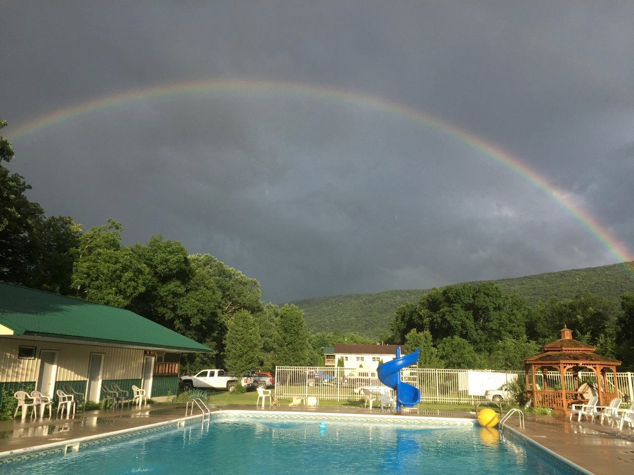 Rustic Cabin Rental on Family-Friendly Campsite near Harrisburg, Pennsylvania