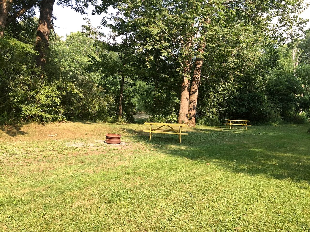 Rustic Cabin Rental on Family-Friendly Campsite near Harrisburg, Pennsylvania