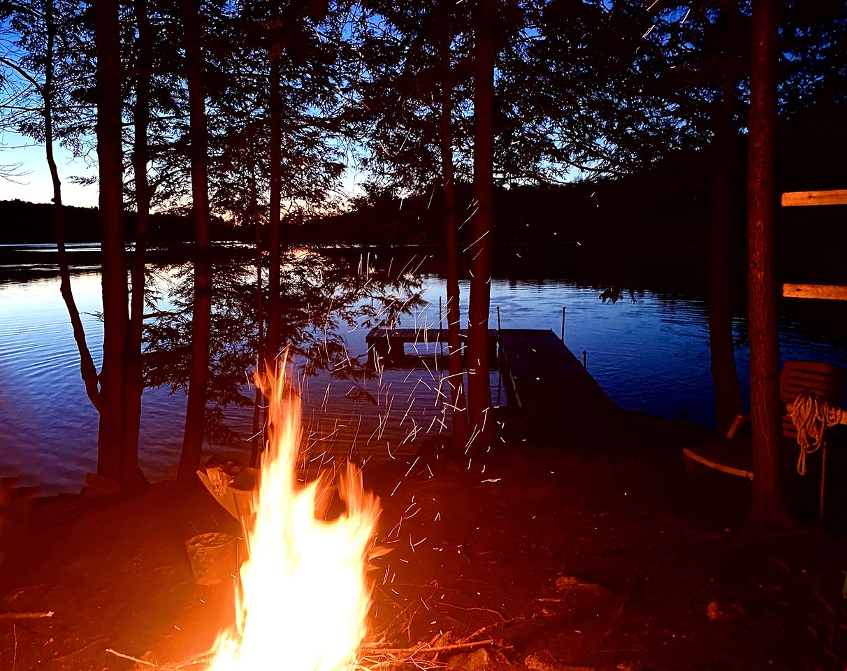 Incredible Eco-Friendly Cabin Getaway with Stunning Fireplace in Chelsea, Quebec