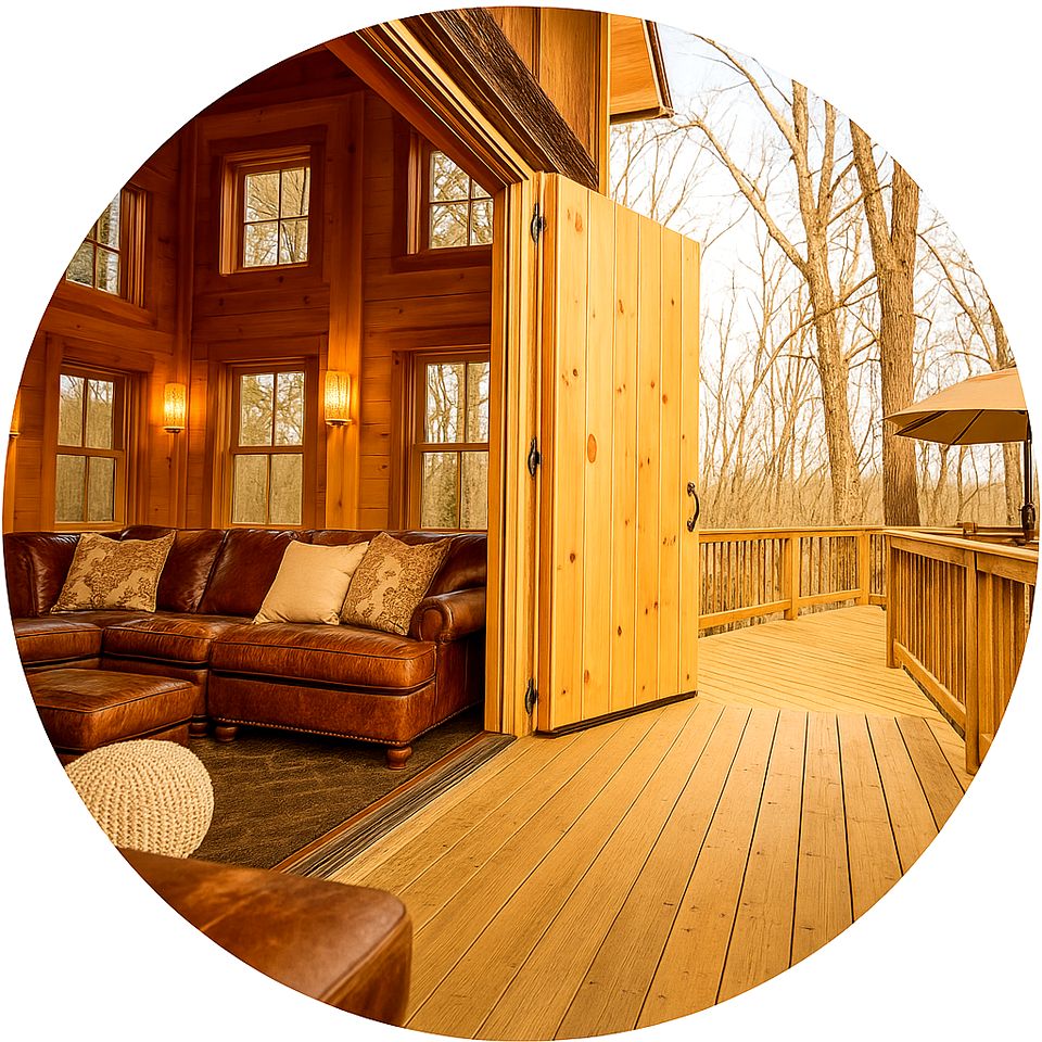 Magical Family Tree House in Secluded Woodland near Germantown, Kentucky