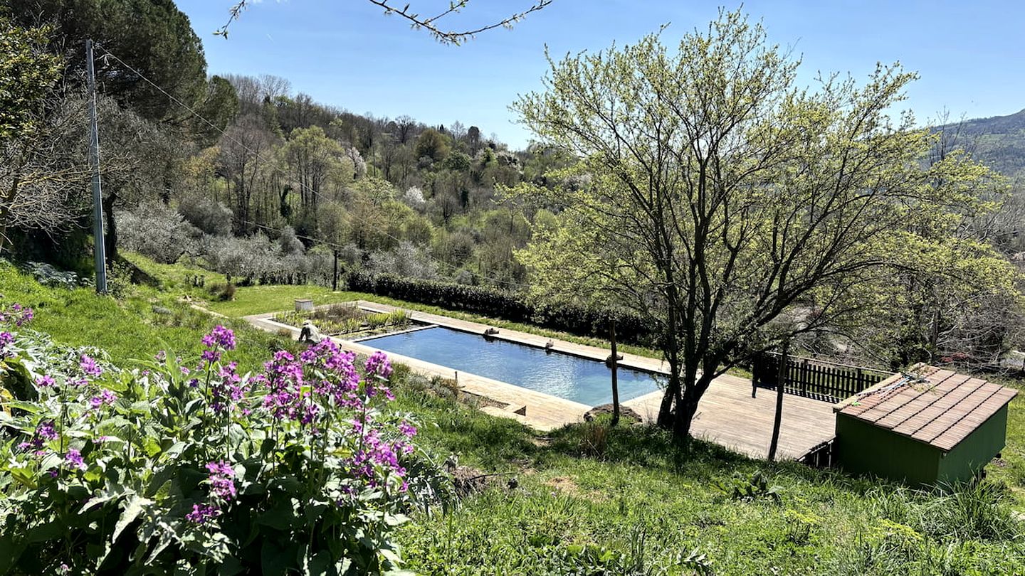 Pet-Friendly Accommodation with Expansive Garden near Santa Fiora, Tuscany