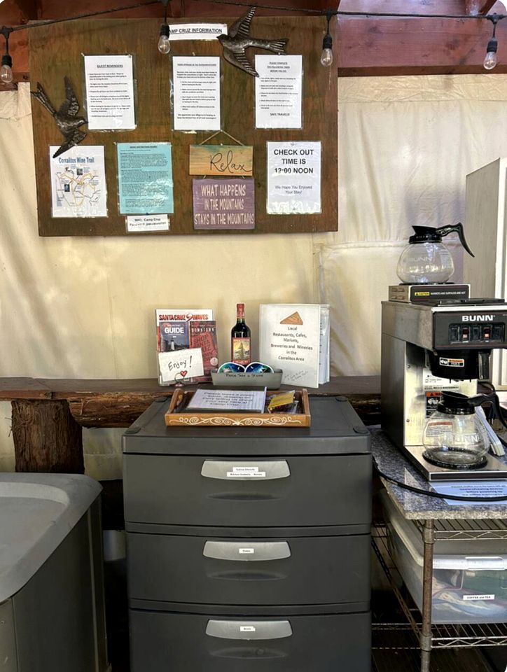 Peaceful Nature Glamping Retreat with Private Yurt and Outdoor Amenities near Watsonville, California