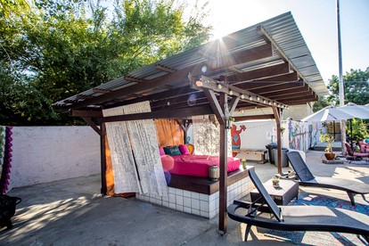 Lovely Glamping Tent for Three with a Shared Pool near Lakeside, California photo 5