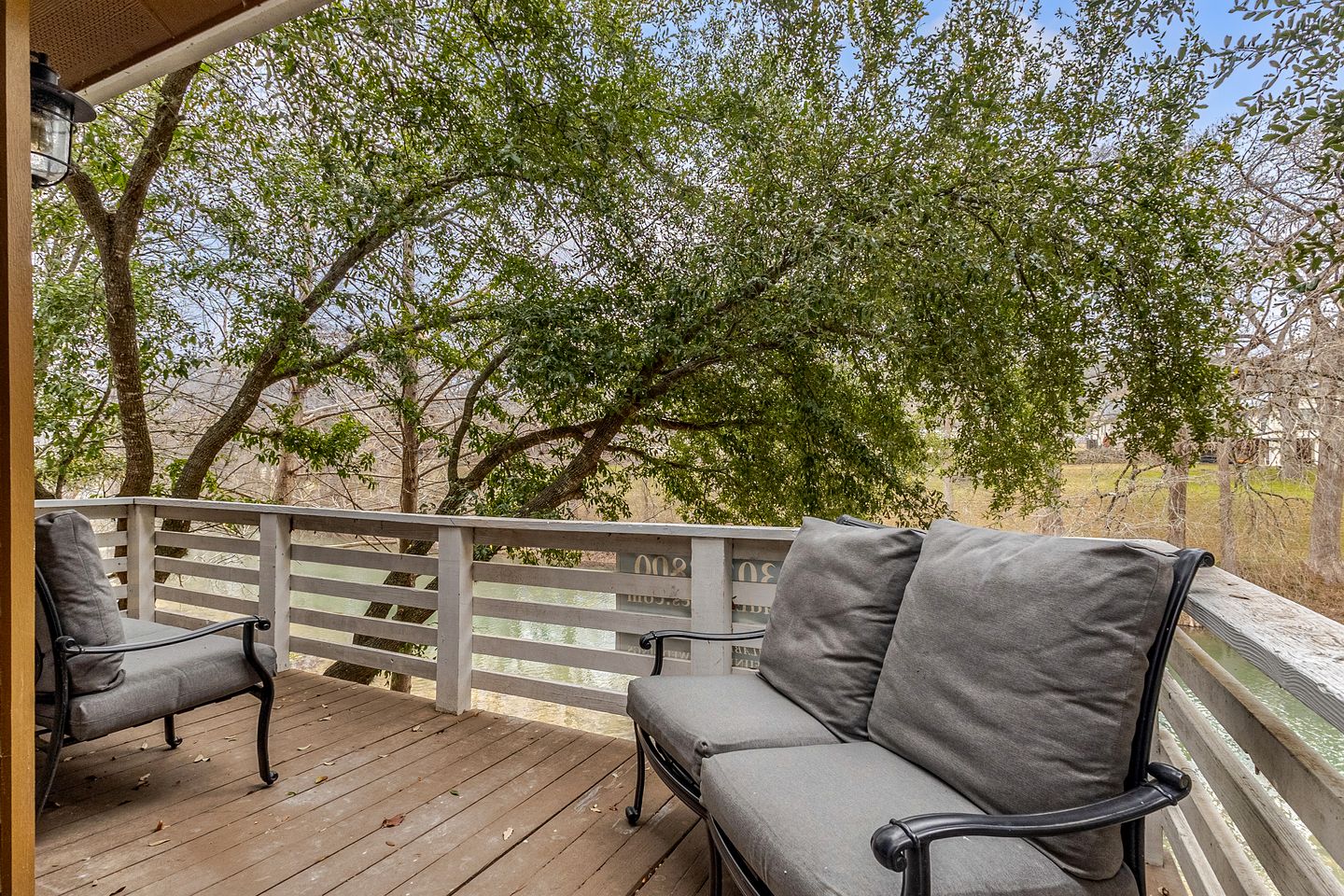 Spacious Cabin Rental Overlooking the Guadalupe River near Austin, Texas