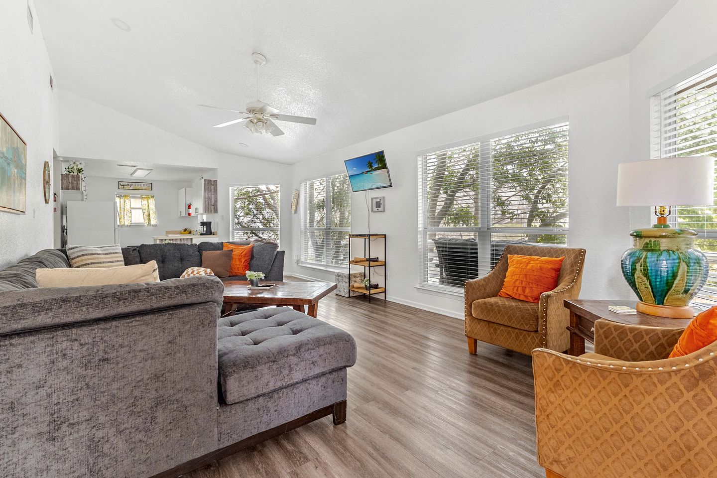 Spacious Cabin Rental Overlooking the Guadalupe River near Austin, Texas