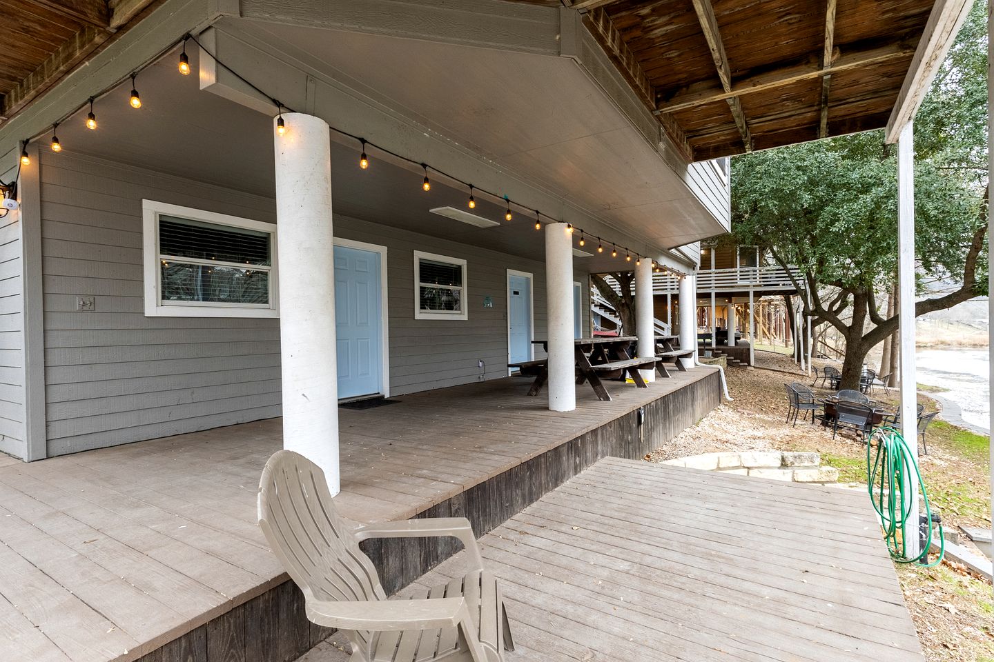 Waterfront Cabin Rental on the Banks of the Guadalupe River near San Antonio, Texas