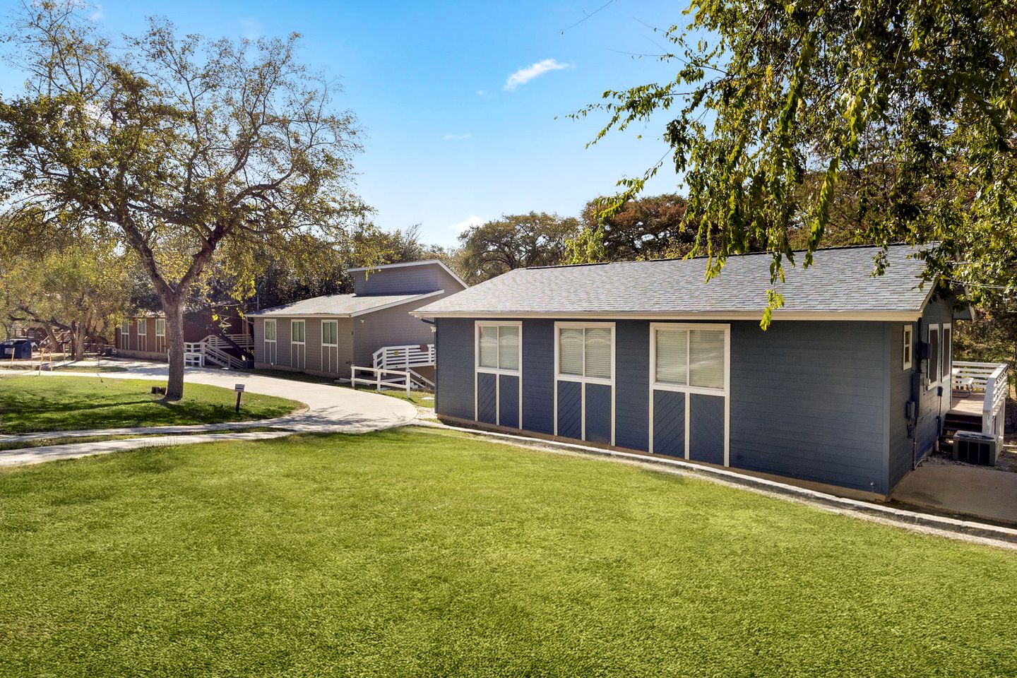 Riverfront Cabin Rental near Canyon Lake in New Braunfels, Texas