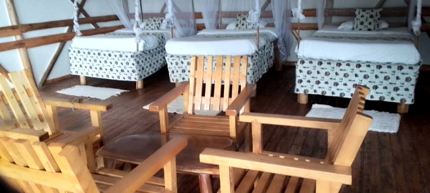 Glamping Accommodation with Stunning Waterfront Views on Lake Bunyonyi in Uganda