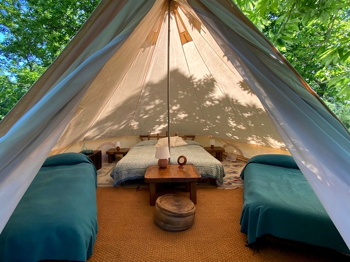 Bell Tents (Italy, Santa Fiora, Tuscany)
