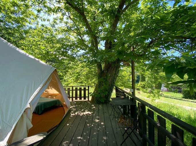 Bell Tents (Italy, Santa Fiora, Tuscany)