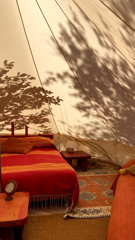 Romantic Bell Tent Rental with a Pristine Swimming Pool in Grosseto, Tuscany