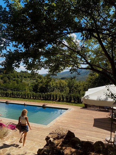 Bell Tents (Italy, Santa Fiora, Tuscany)