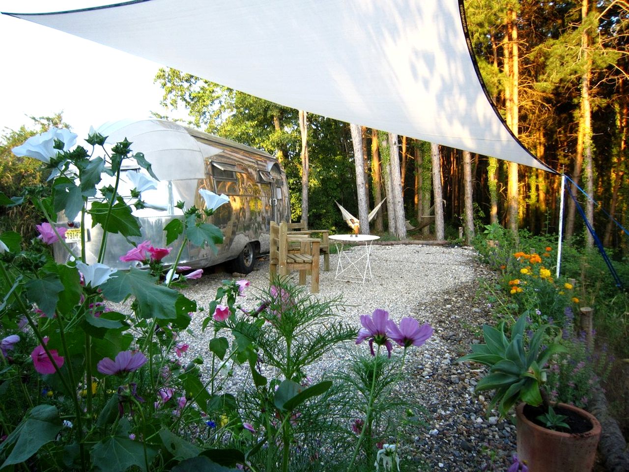 Classic Airstream Rental for a Glamping Getaway near the Pyrenees in France
