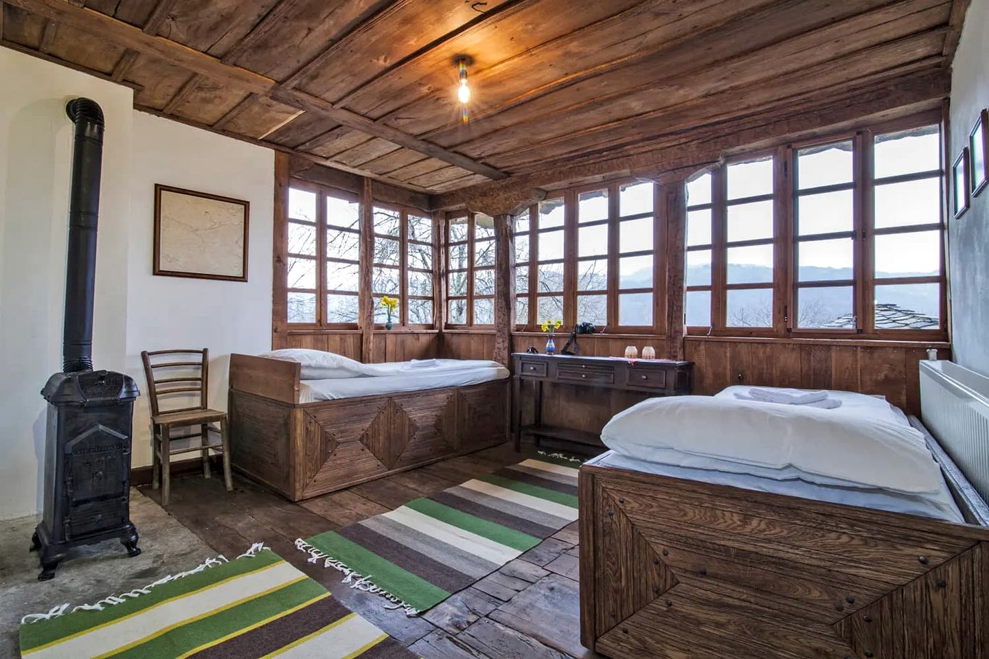 Incredible Cabin Getaway with Indoor and Outdoor Fireplaces in Selishte, Bulgaria