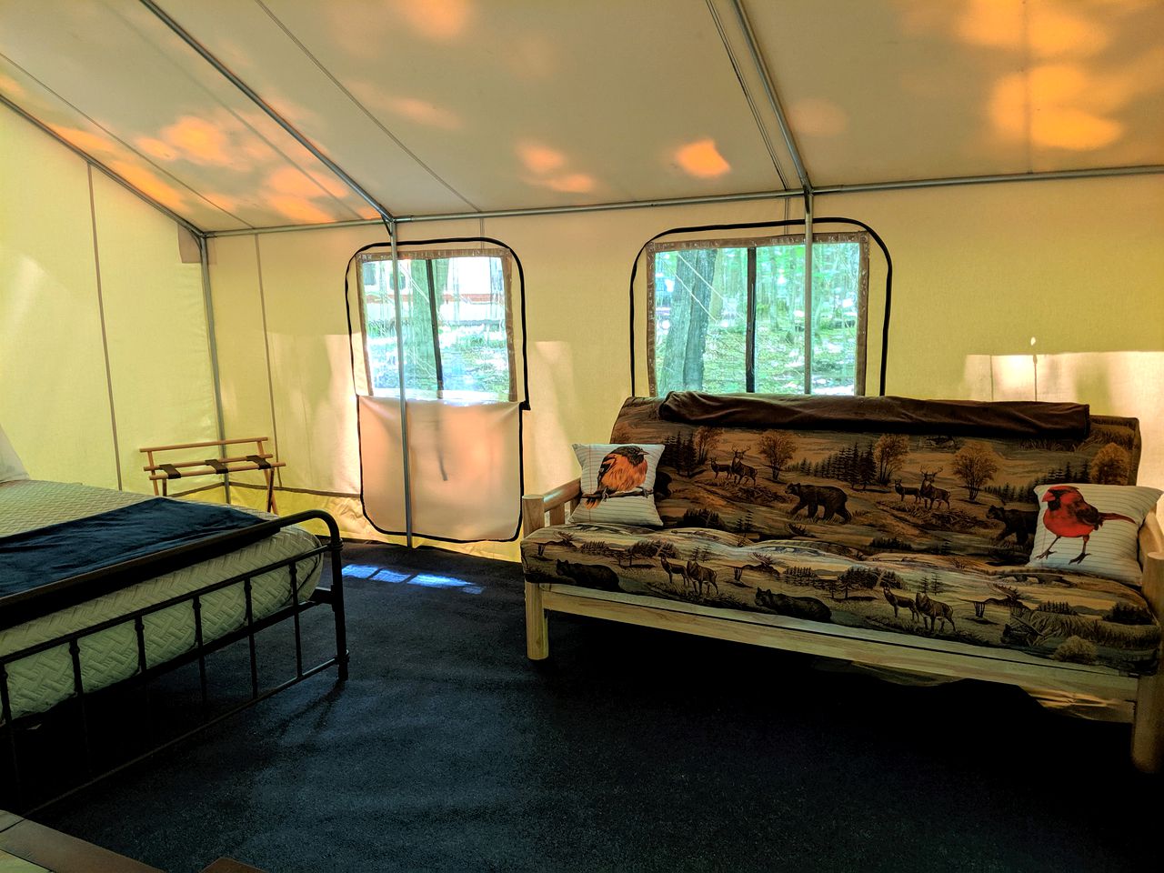 Safari Tent near Minocqua, Wisconsin