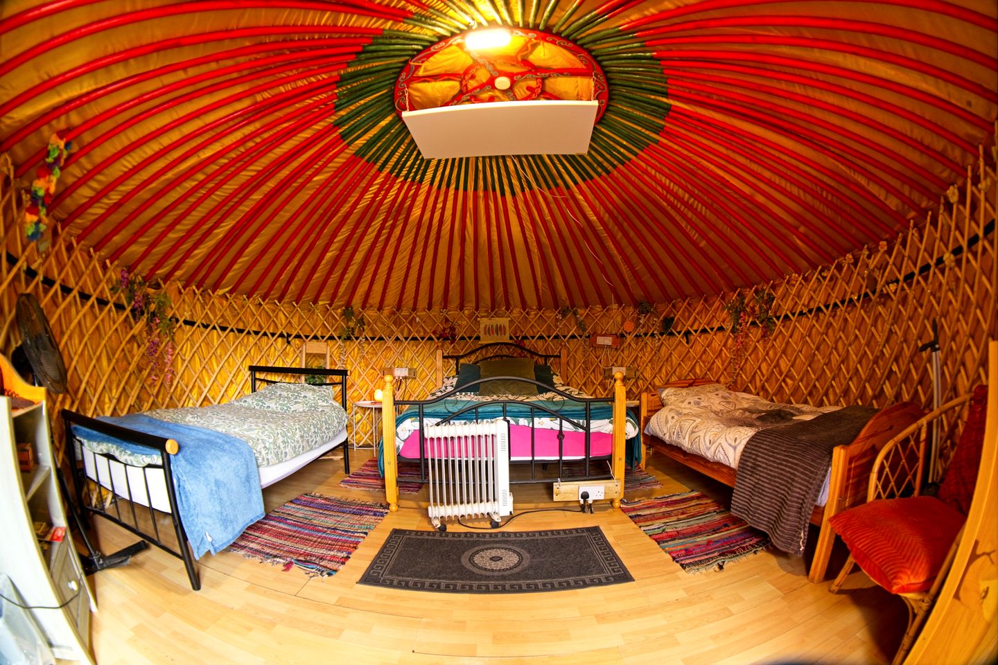 Yurts (Ireland, Ballaghaderreen, County Roscommon)