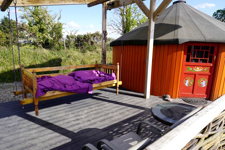 Yurts (Ireland, Ballaghaderreen, County Roscommon)