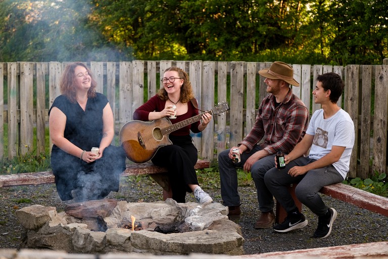Yurts (Ireland, Ballaghaderreen, County Roscommon)