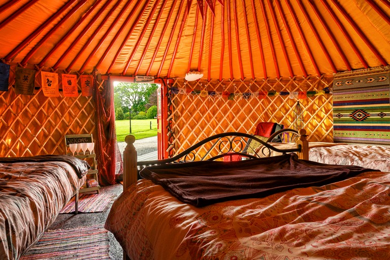 Yurts (Ireland, Ballaghaderreen, County Roscommon)