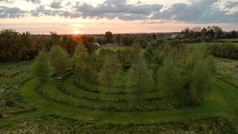 Yurts (Ireland, Ballaghaderreen, County Roscommon)