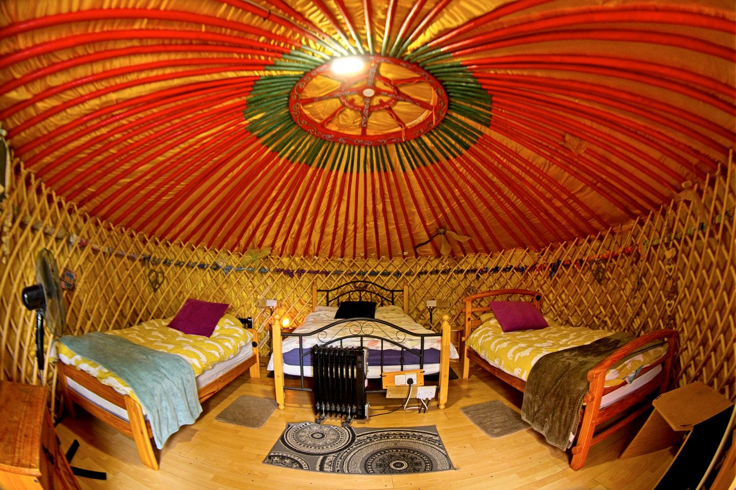 Yurts (Ireland, Ballaghaderreen, County Roscommon)