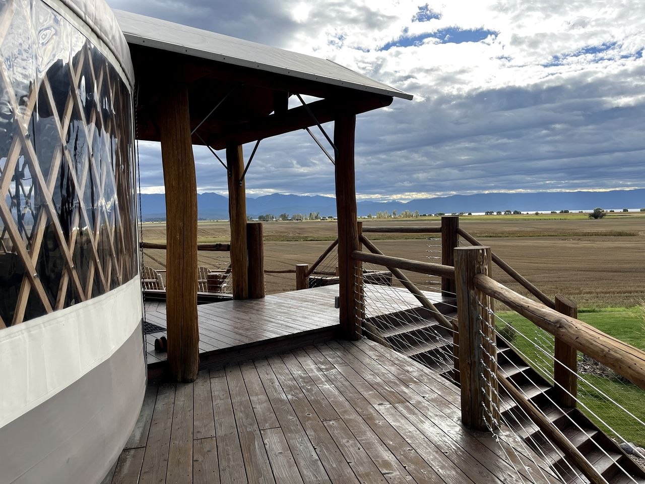 Luxury Flathead Lake Yurt Ideal for a Great Getaway in Montana