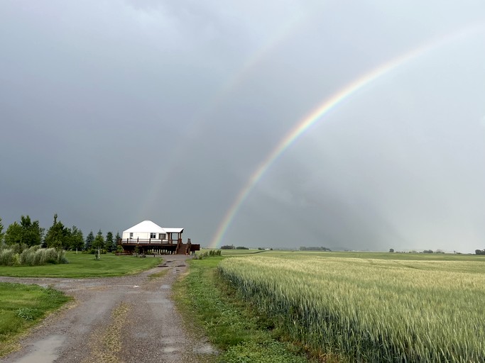 Yurts (United States of America, Somers, Montana)