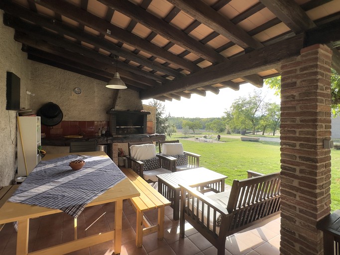 Cottages (Spain, Cassà de la Selva, Catalonia)