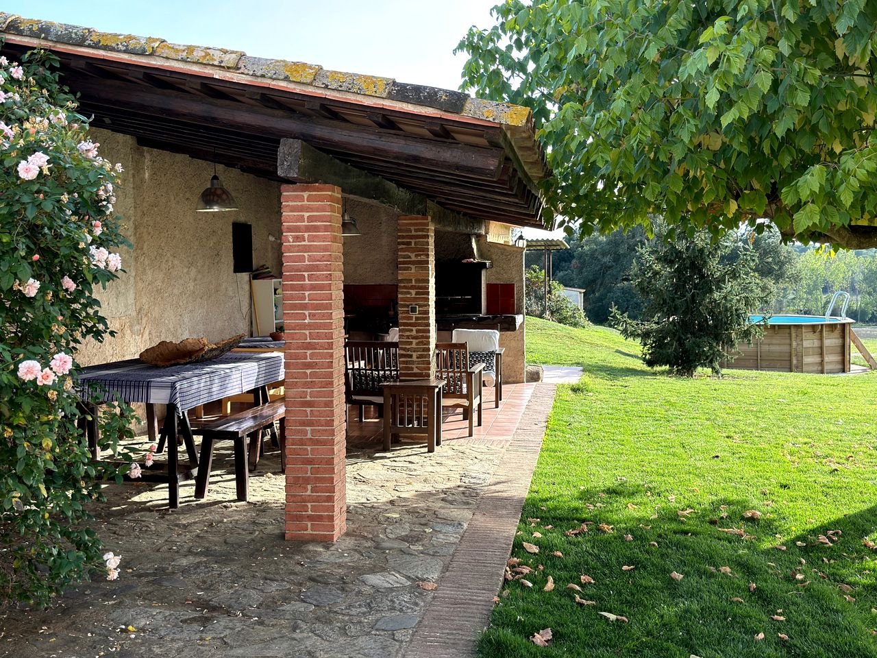Stunning Farmhouse Cottage Rental Nestled on a Country Estate near Girona in Spain