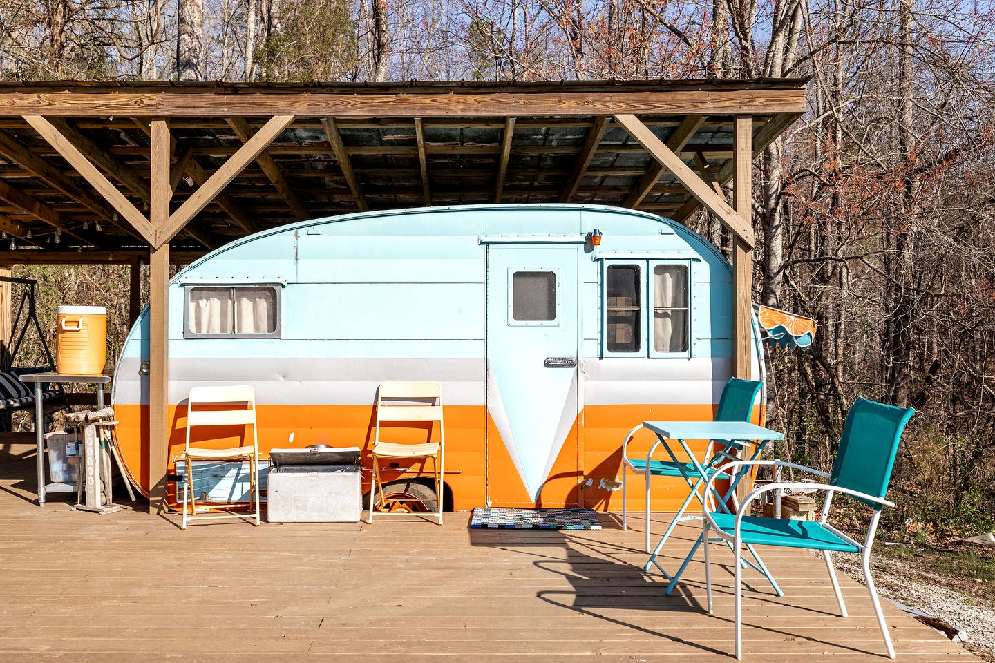 Retro Tennessee Glamping Getaway Ideal for a Vacation in Grandview