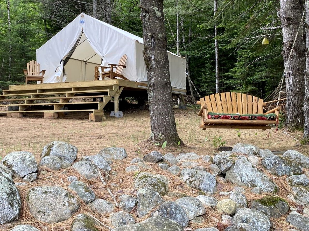 Gorgeous Safari Tent Rental Ideal for Glamping in Upstate New York