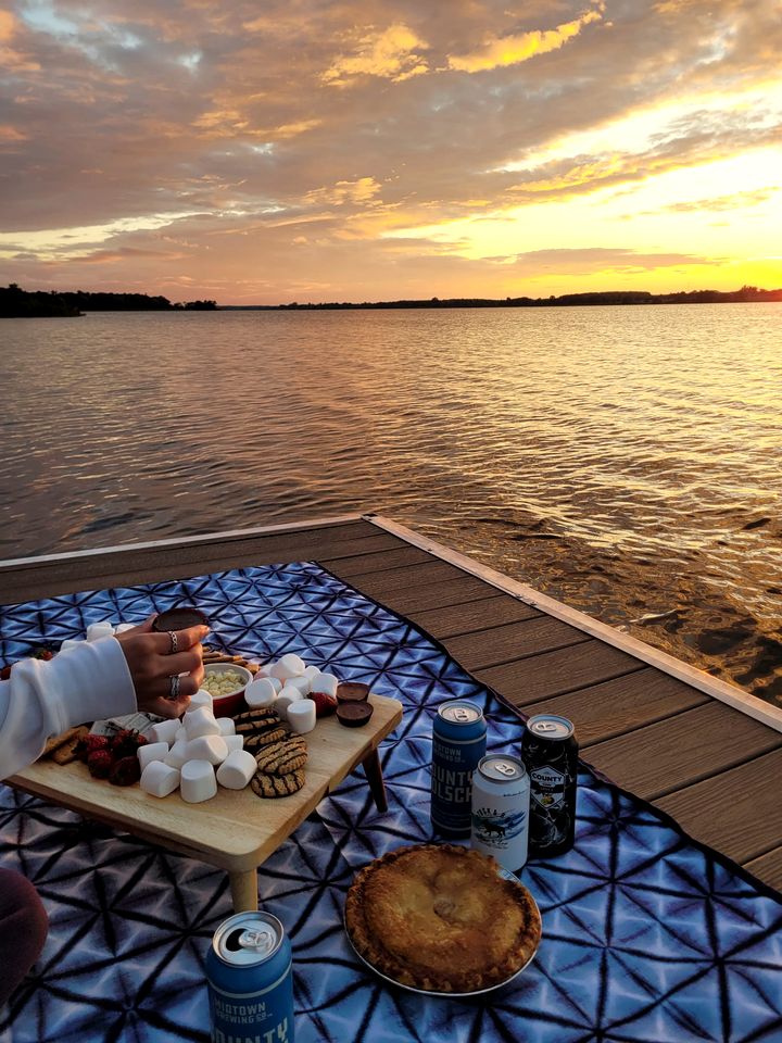 Boho-Inspired Tent on East Lake for Luxury Camping in Ontario