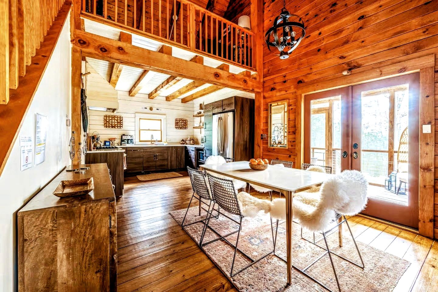 Modern, Cozy, Idyllic Log Cabin Secluded on 6 Serene Acres, Stone Ridge, New York