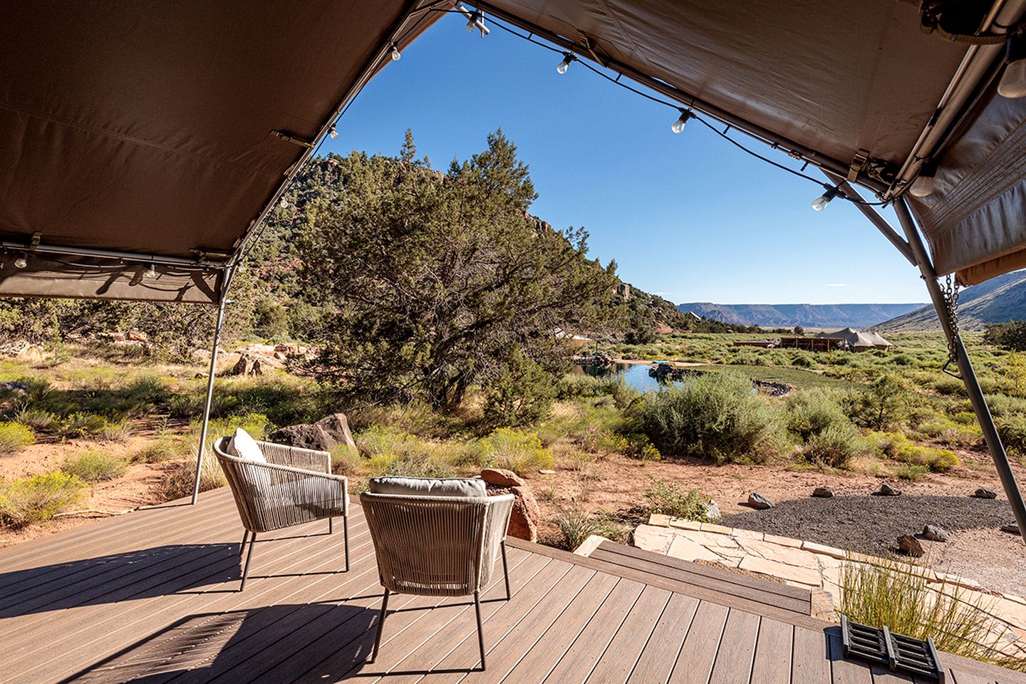 Cedar Springs Luxury Safari Tent Rental near Zion Park