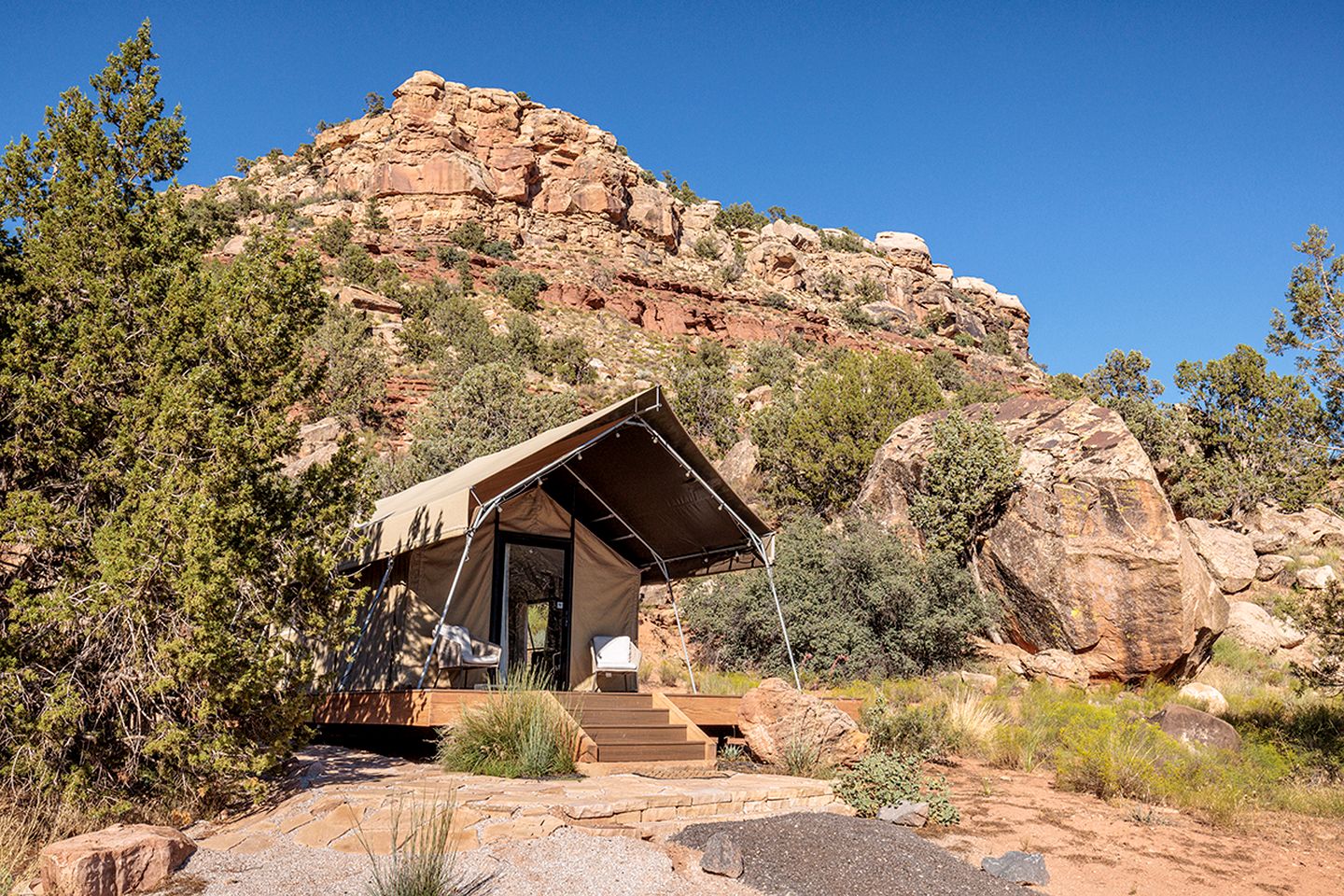 Cedar Springs Luxury Safari Tent Rental near Zion Park