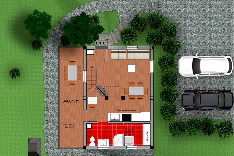 Cottages (Slovenia, Jesenice na Dolenjskem, Lower Sava)