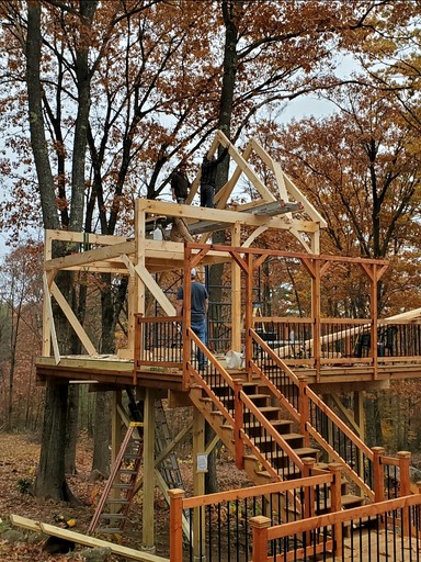 Tree Houses (United States of America, Munsonville, New Hampshire)